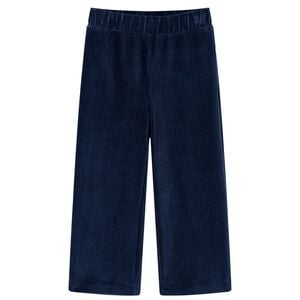 vidaXL Kinderhose Cord Marineblau 104