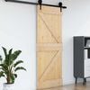 vidaXL T&uuml;r NARVIK 80 x 210 cm Massivkiefer (Unbehandelt) Natur