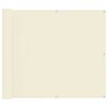 vidaXL Balkonsichtschutz Creme 100 x 300 cm Oxford-Stoff