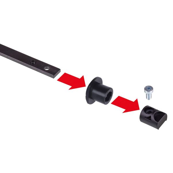 wolfcraft Werktischspanner PRO 65-150-W Schwarz und Gr&uuml;n