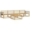 vidaXL Outdoor-Sofagarnitur 5 pcs Wei&szlig; 79 x 79 x 37 cm