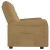 vidaXL 2-Sitzer Massagesessel Taupe Mikrofaser-Gewebe