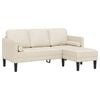 vidaXL Sofa Set mit Kissen 2 pcs Leinen Polyester