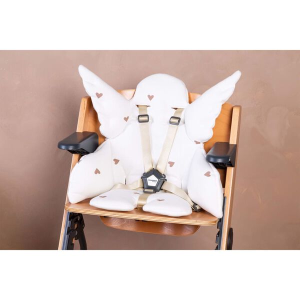 CHILDHOME Universal Sitzkissen Angel Jersey Herzen