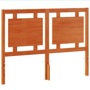 vidaXL Kopfteil Wachsbraun 135 cm Massivholz Kiefer