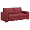 vidaXL Zweisitzer-Sofa Weinrot 180 cm Kunstleder