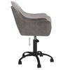 vidaXL Esszimmerstuhl Drehbar Dunkelgrau Samt