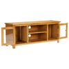 vidaXL TV-Schrank 120x35x48 cm Eiche Massivholz