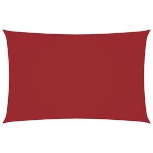 vidaXL Sonnensegel Oxford-Gewebe Rechteckig 5x8 m Rot