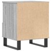 vidaXL Nachttisch Grau Sonoma 40x35x50 cm Holzwerkstoff