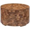 vidaXL Couchtisch 60x60x35 cm Teak Massivholz