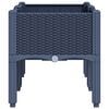 vidaXL Pflanzkasten mit Beinen Blaugrau 80x40x42 cm PP