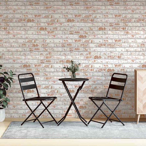 vidaXL 3D-Wandpaneele 10 Stk. Rot und Weiß 100x50 cm EPS