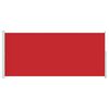 vidaXL Seitenmarkise Ausziehbar 220x500 cm Rot