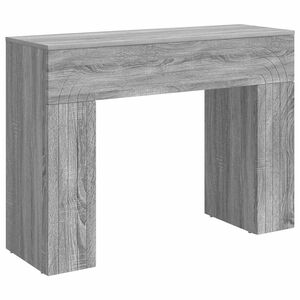 vidaXL Couchtisch Sonoma-Grau 102 x 35 x 75 cm Holzwerkstoff