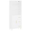 vidaXL Highboard Wei&szlig; 69,5x34x180 cm Holzwerkstoff