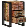 vidaXL Nachttisch 40 x 40 x 59 cm Massives upgecyceltes Holz