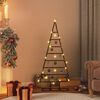 vidaXL Metall-Weihnachtsbaum f&uuml;r Dekorationen Schwarz 125 cm