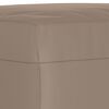 vidaXL Sitzbank Taupe 100x35x41 cm Mikrofasergewebe