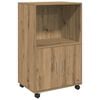 vidaXL Rollschrank Artisan-Eiche 55x40x91 cm Holzwerkstoff
