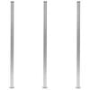 vidaXL Zaunpfosten 3 Stk. Aluminium 185 cm