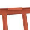 vidaXL Dachschneeschild Rot 100 x 2,5 x 20 cm Stahl
