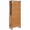 vidaXL Highboard Altholz 69,5 x 34 x 180 cm Holzwerkstoff
