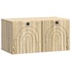 vidaXL Wandmontierter TV-Schrank Sonoma-Eiche 59,5 x 31 x 30 cm