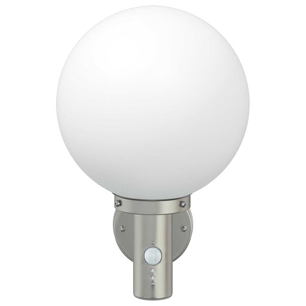 vidaXL Außenwandleuchte Silber 28 x 25 x 38 cm Edelstahl