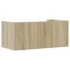 vidaXL Wandregal Sonoma-Eiche 70,5x35x30,5 cm Holzwerkstoff