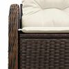 vidaXL Gartensofa Braun 121 x 62 x 69cm Poly-Rattan
