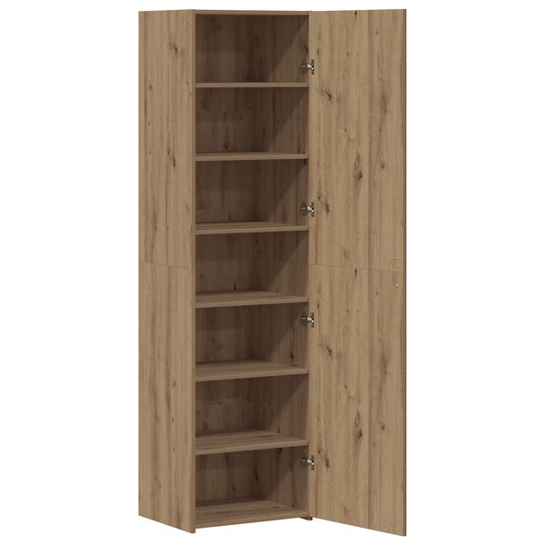 vidaXL Highboard 2 pcs Artisan-Eiche 50 x 42,5 x 185 cm
