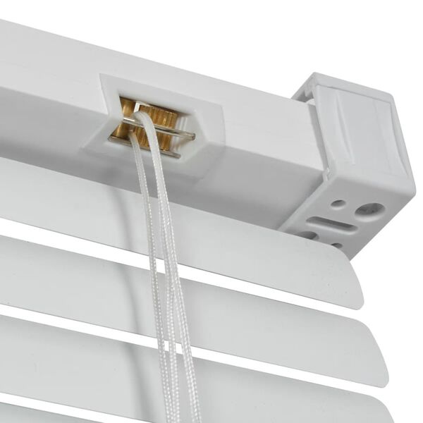 vidaXL Fensterjalousien Aluminium 120x130 cm Weiß