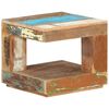 vidaXL Couchtisch 45x45x40 cm Altholz Massiv