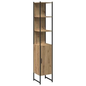 vidaXL Badezimmerschrank mit Regal Artisan-Eiche 33 x 33 x 185,5 cm