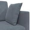 vidaXL Boden-Sofa-Bett Dunkelgrau 213 x 70 x 77 cm Samt