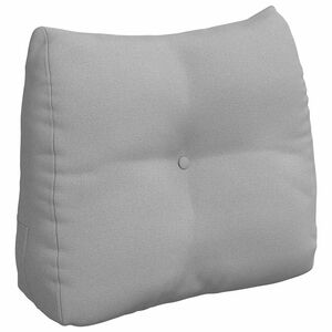 vidaXL R&uuml;cken Kissen Wolkengrau 60 x 24 x 50 cm Stoff