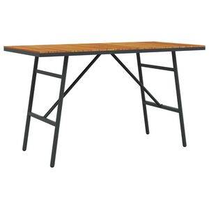 vidaXL Esstisch Braun 110 x 55 x 61,5 cm Massivholz Akazie