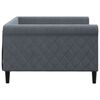 vidaXL Tagesbett Dunkelgrau 100x200 cm Samt