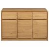 vidaXL Sideboard SAUDA Eiche-Optik 114x43x75,5 cm Kiefernholz