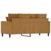 vidaXL 2-Sitzer-Sofa Braun 140 cm Samt