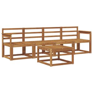 vidaXL Outdoor-Sofagarnitur 5 pcs Natur Massivholz Akazie