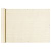 vidaXL Balkon Sichtschutz Creme 75x400 cm HDPE