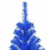 vidaXL Weihnachtsbaum mit 300 LEDs mit St&auml;nder Blau 180 cm PVC