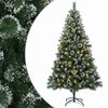vidaXL K&uuml;nstlicher Weihnachtsbaum 120 cm 150 LEDs Warmes Wei&szlig;