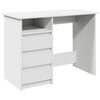 vidaXL Schreibtisch Wei&szlig; 102x50x75 cm Holzwerkstoff