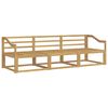 vidaXL Outdoor-Sofagarnitur 3 pcs Wei&szlig; 245,5 x 83 x 73 cm