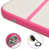 vidaXL Aufblasbare Gymnastikmatte mit Pumpe 800x100x15 cm PVC Rosa
