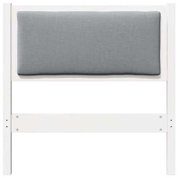 vidaXL Kopfteil Sonstiges Wei&szlig; 80 cm Massivholz Kiefer