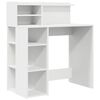 vidaXL Schreibtisch Wei&szlig; Holzwerkstoff 90 x 48 x 101,5 cm